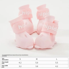 dog boots Cartoon puppy dog shoes Pomeranian bear teddy shoes jelly rain boots