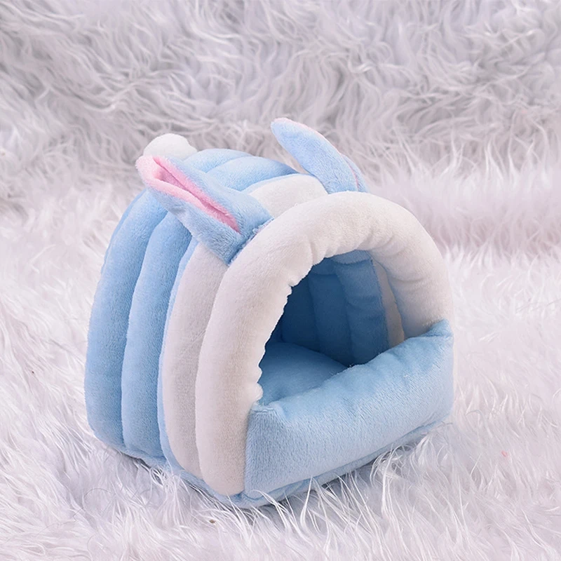 Christmas Pet Nest Plush Warm Hamster House Small Animal Nest Guinea Pig Squirrel Mice Rat Sleepping Bed Cute Warm Nest