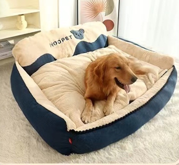 Dog Nest Winter Warm Large Dog Golden Hair Keji Seasonal Universal Pet Sleeping Cat Nest Removable and Washable Dog Bed