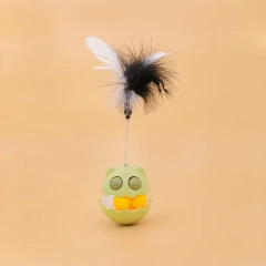 Stubborn Cat Toy Self Hi Cat Mint Ball Feather Cat Toy
