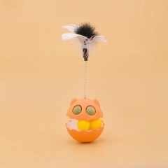 Stubborn Cat Toy Self Hi Cat Mint Ball Feather Cat Toy