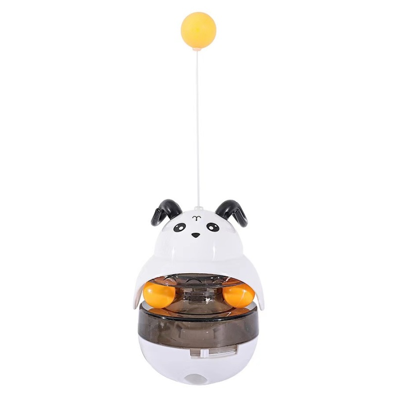 Interactive Cat Feeder Toy,Treat Dispenser Exercise Toys,Feeding Food Toy Dispenser,Car Indoors- Sounding Bell cat tower