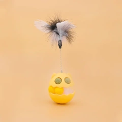 Stubborn Cat Toy Self Hi Cat Mint Ball Feather Cat Toy