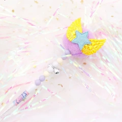 Cat Wand Toy Tassel Teaser Stick Cat Toys Interactive Kitten Toy Feather Wand for Indoor Cats Playing Exercise Pet Supplies