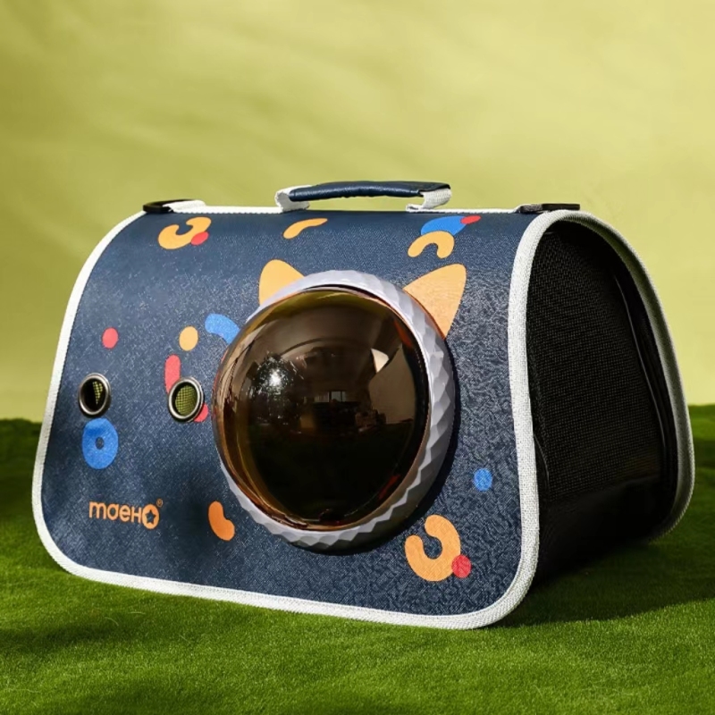 Cat Carrying Travel Backpack Outdoor Capsule Shoulder Bag Breathable Carrier For Puppy Kitty Newborn Pet Foldable Zipper Handbag