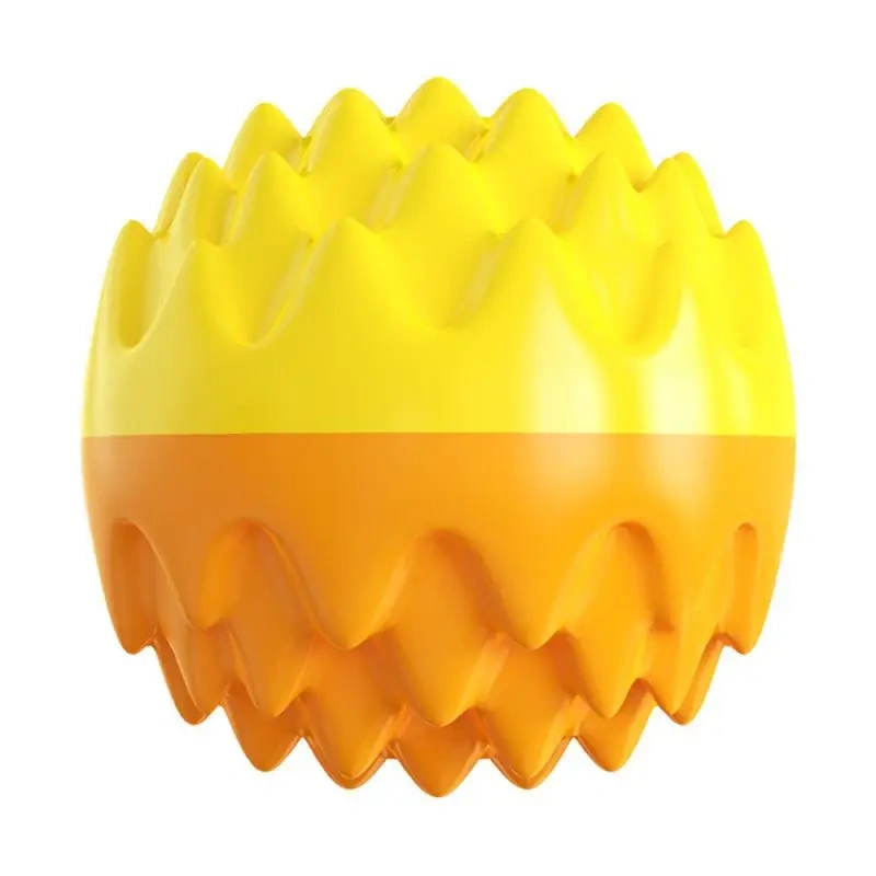 Dog Squeaky Toys Balls Strong Rubber Durable Bouncy Chew Ball Bite Resistant Puppy Training Sound Toy Teeth Clean Pet Supplies