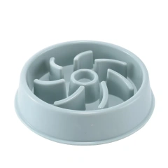 Pet Slow Food Bowl Anti-choking Feeder PP Plastic Dish Bowl Home Dog Eating Plate Anti-gulping Feeding Supplies