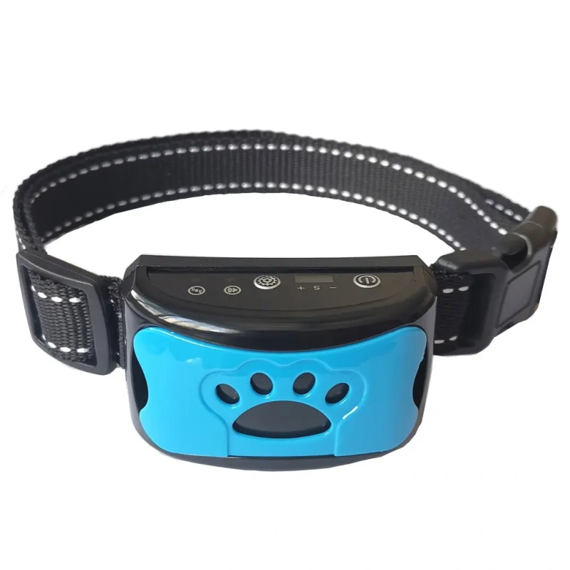 New USB Rechargeable Dogs Training Collar Ultrasonic Pet Dog Anti Barking Stop Barking Vibration Waterproof Collar Devices