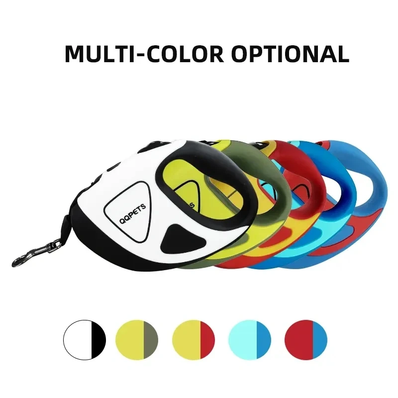 16 Ft Automatic Smart Puppy Lead Rope With Light Heavy Duty 110 lbs Retractable Leash For Large Dog Pet Products