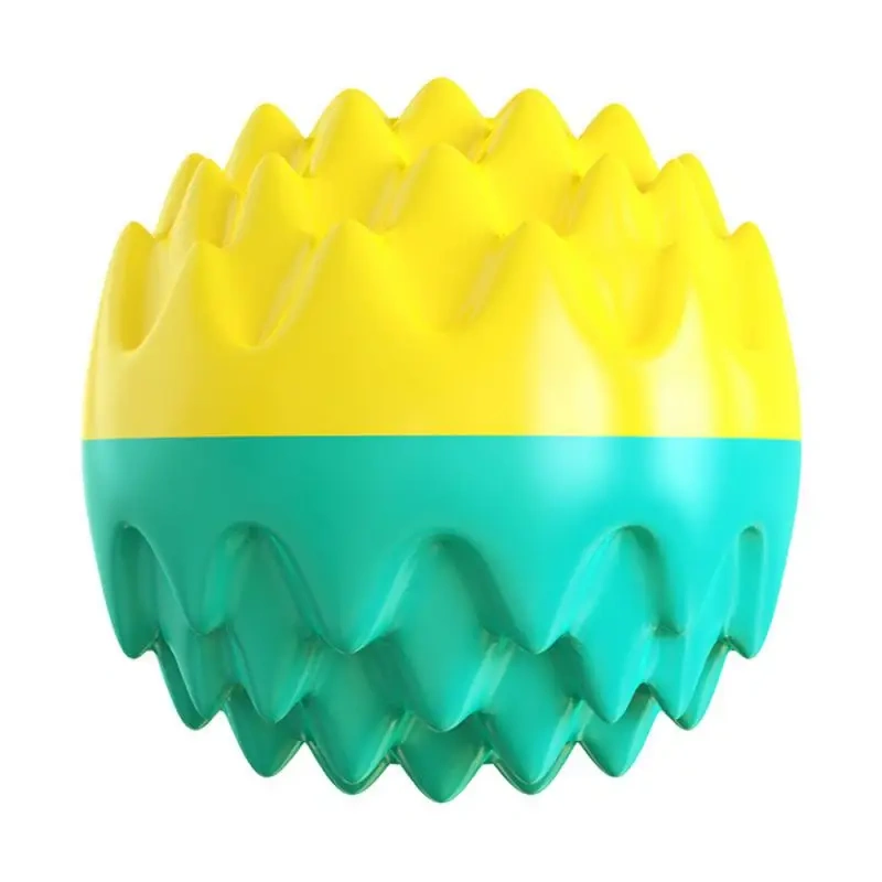 Dog Squeaky Toys Balls Strong Rubber Durable Bouncy Chew Ball Bite Resistant Puppy Training Sound Toy Teeth Clean Pet Supplies