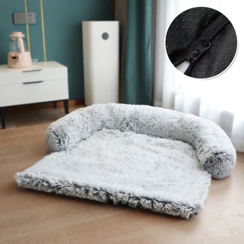 Wholesale New Design Luxury Dog Bed Blanket Sofa Waterproof Dog Cat Pet Blanket for bed With Pillow