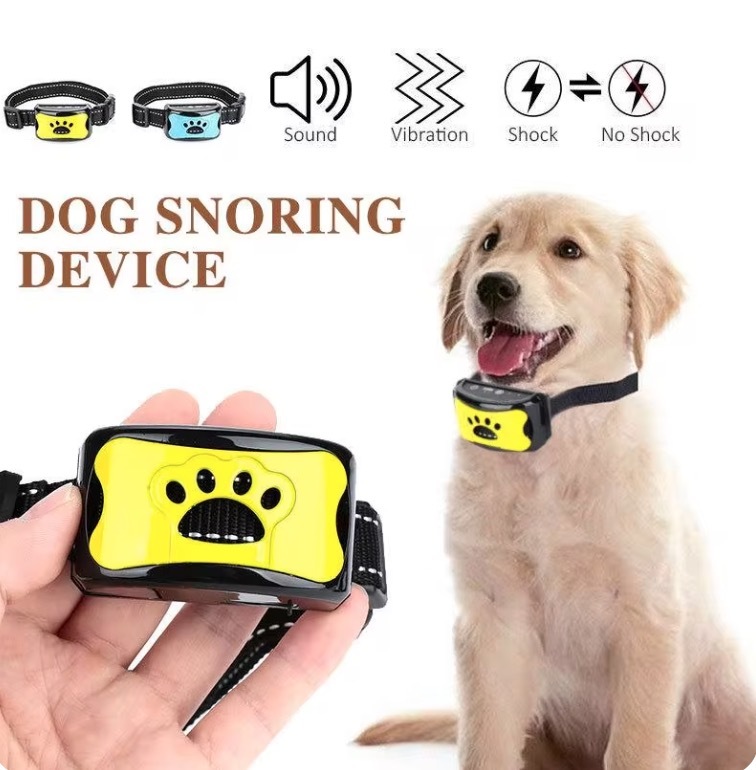 New USB Rechargeable Dogs Training Collar Ultrasonic Pet Dog Anti Barking Stop Barking Vibration Waterproof Collar Devices