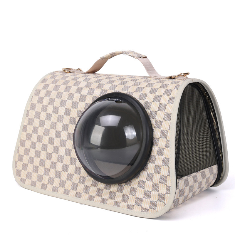 Pet carrier outdoor shoulder bag foldable dog carrier bag portable