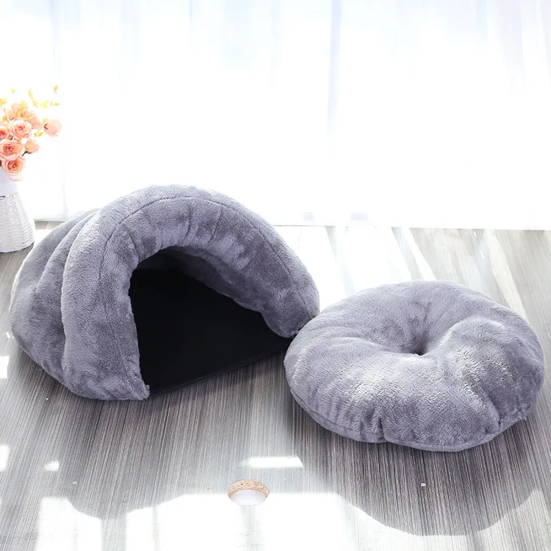 Customized Wholesale removable cat bed house semi-enclosed pet luxury dog cat New design Play cat house dog bed