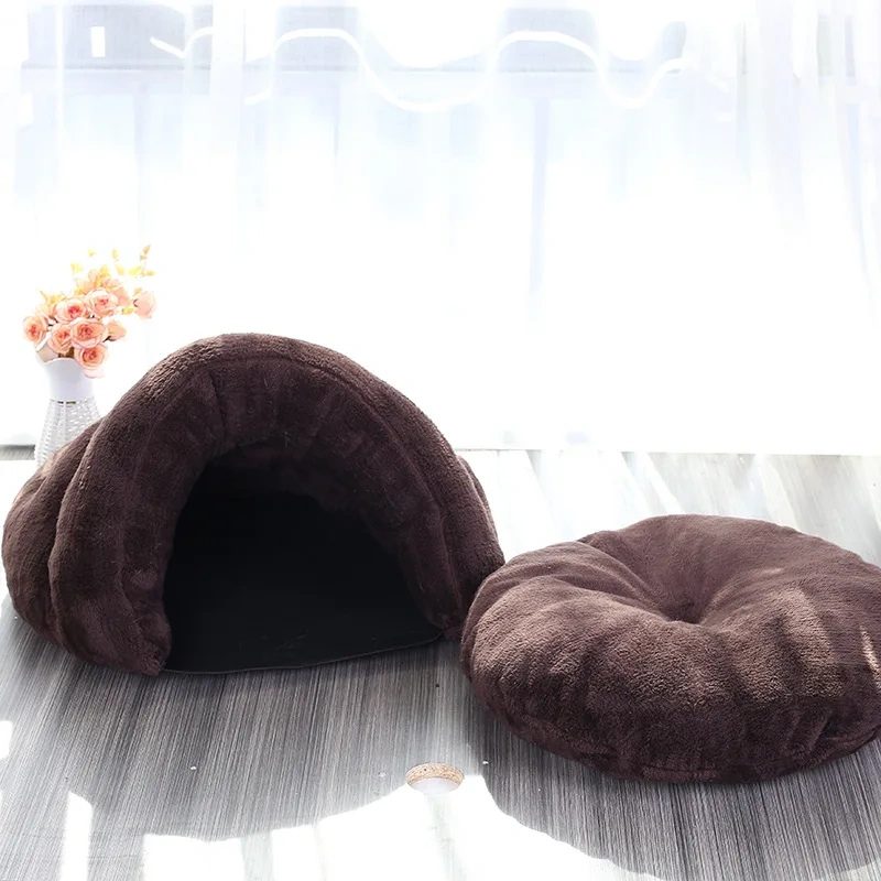 Customized Wholesale removable cat bed house semi-enclosed pet luxury dog cat New design Play cat house dog bed