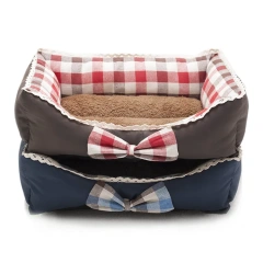 Manufacturers Lace bow pet nest mats washable eco friendly wholesale dog beds