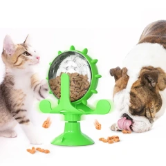 Turntable Leaking Food Cat Toy Training Ball Exercise IQ Cat Feeder Kitten Toy Pet Toy  Cat Food Feeder Ball Pet Products