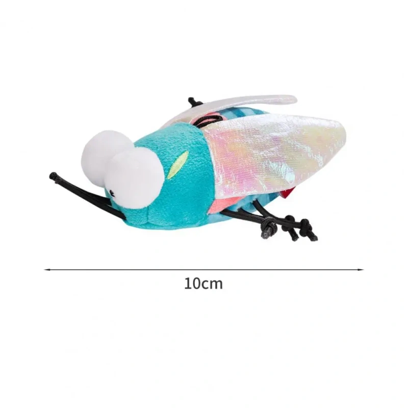 Funny  Cat Plush Toy Portable Bee Shape Pet Cat Plush Squeaky Toy Soft Lightweight Pet Interactive Toy Pet Supplies