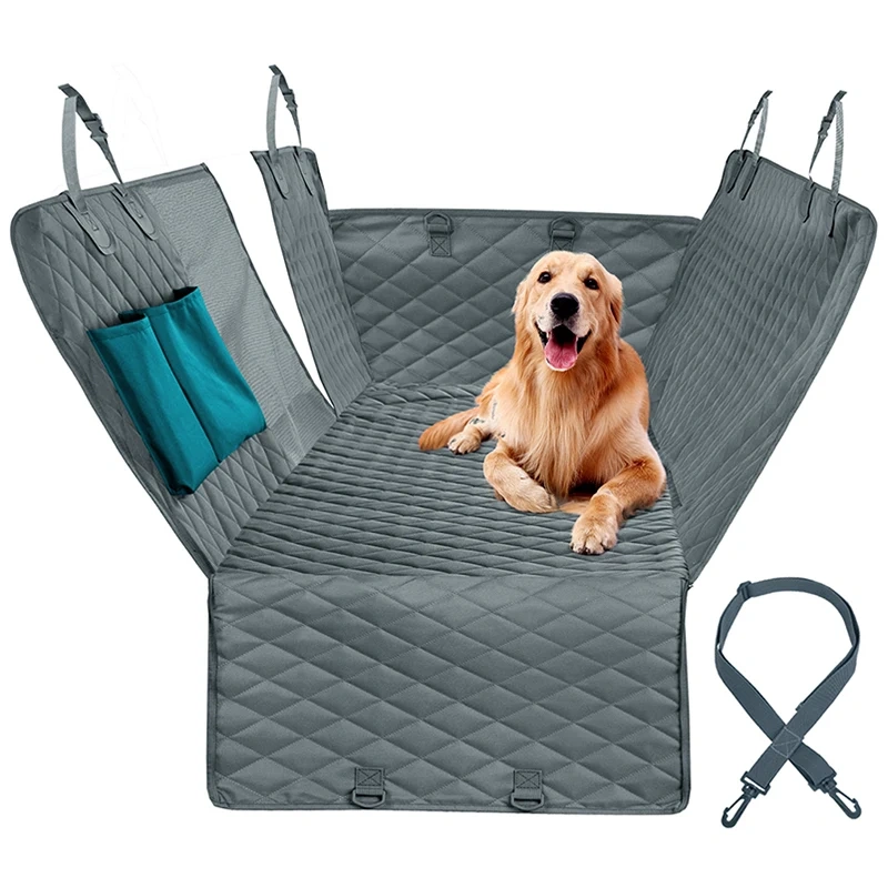 Pet Car Seat Cover Waterproof Dog Carriers Car Rear Back Seat Mat For Dogs Cats Hommock Non-slip Safety Dog Cushion Pet Supplies