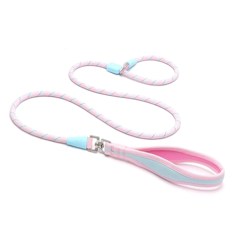 custom Pet p rope explosion-proof impact anti-knotting not strangle hands large dog reflective 2 in 1 dog leash