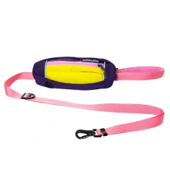 New Pet Dog Collar Soft Padded Comfortable Durable Nylon Pet Collar Multifunctional Dog Leash With Waist Bag Convenient Outdoor