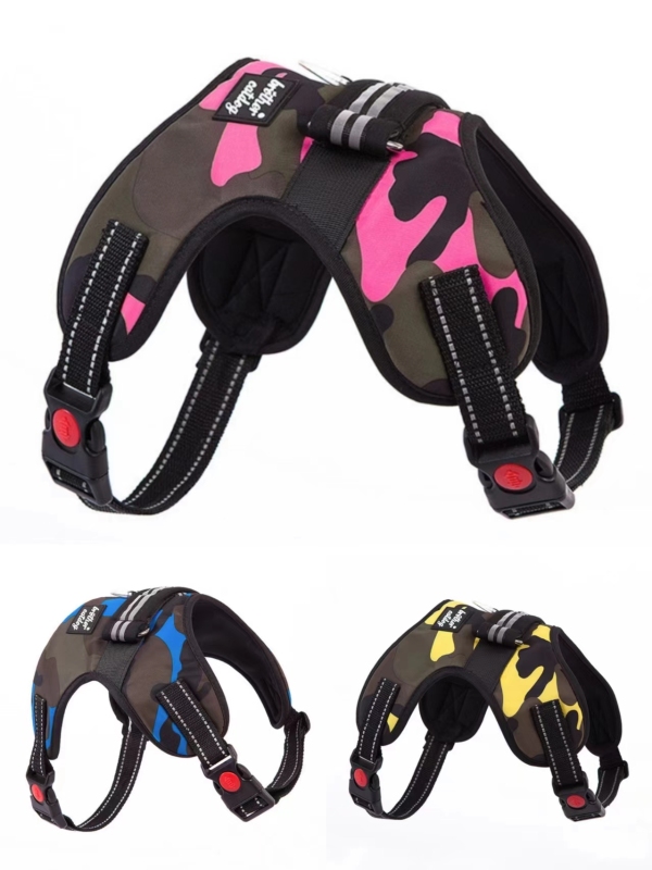 Pet Gear dog products New Custom design dog harness  No Pull Reflective Handle Pet Vest