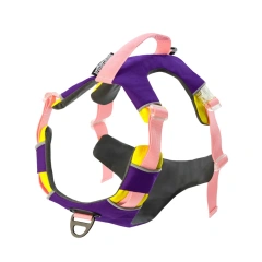 Dog Harness Breathable Sport Harness with Handle-Reflective Adjustable for Medium Large Dogs,Back/Front Clip for Easy Control