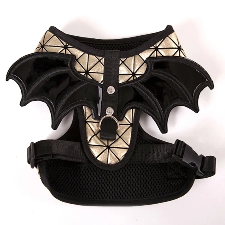 Fashion Pet Dog Harness Leash Training Walk Vest Small Medium Dogs Cat Bat Wings Harness With Leash Set Chihuahua Pet Products