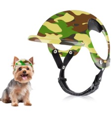 Pet Helmets Dog Cat Bicycle Motorcycle Helmet Outdoor Riding Dog Safety Hat For Traveling Head Protection Pet Travel Supplies