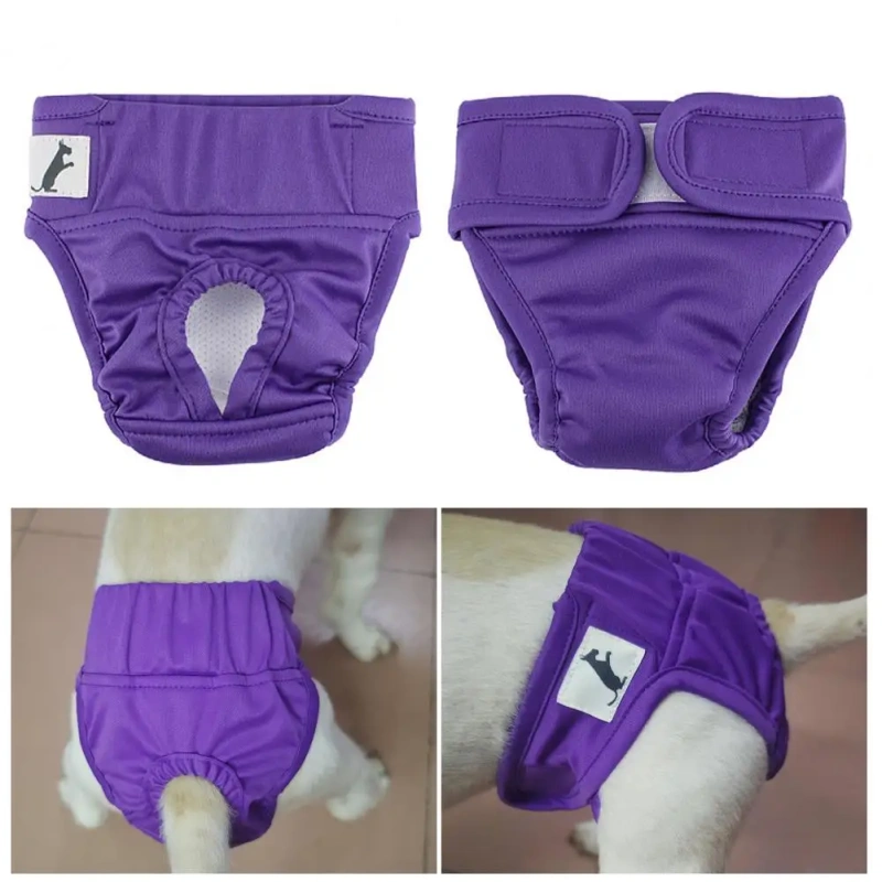 Pet Menstrual Pants Fastener Tape Comfortable Leak-Proof Dog Diaper for Periods Incontinence Potty Training