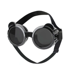 Pet Goggles for Small Dogs PVC Sun Protective Goggles with Adjust Belt Elastic Dog Goggles