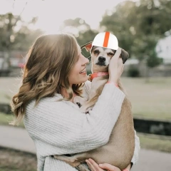 Dog Safety Hat Pet Hard Safety Hat For Motorcycle Riding Stylish Doggy Hat Adjustable Safety Pet Hat For Walking And Outdoor