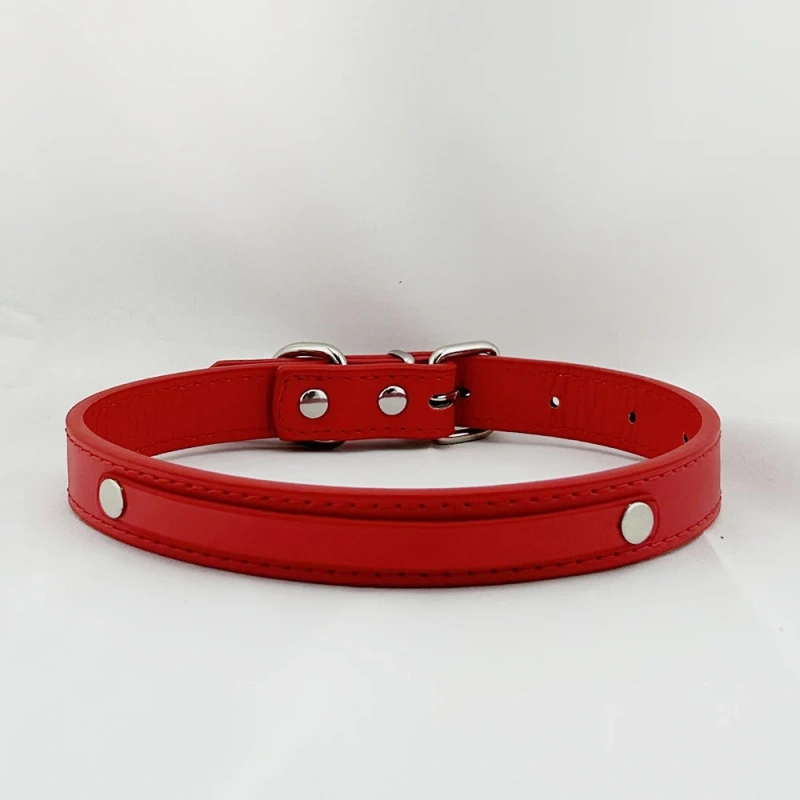 Fashion PU Leather Customized  Letters Daddy Slave Collar Sexy Rhinestone Bdsm Name Chocker Necklace Cosplay Jewelry