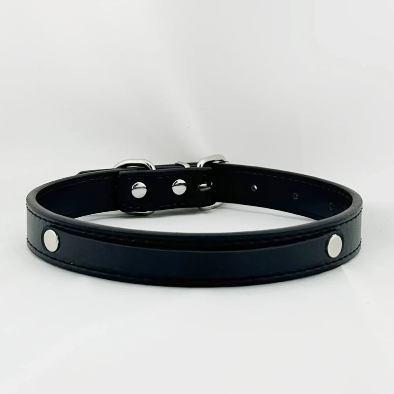 Fashion PU Leather Customized  Letters Daddy Slave Collar Sexy Rhinestone Bdsm Name Chocker Necklace Cosplay Jewelry