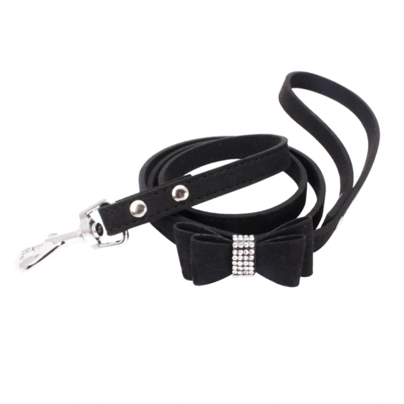 Dog Leash Chiens Nylon Training Perro Leads Rope Chain Pet Cat Traction Belt Bowknot for Collar Walking Running New
