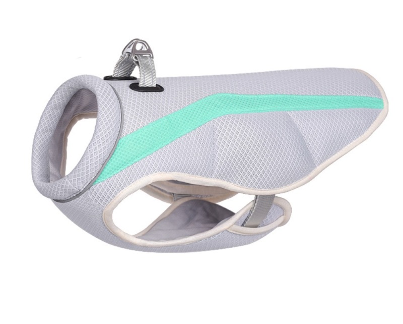 Dog Cooling Vest Breathable Mesh Dog Jacket Summer Cool and Comfortable Dog Coat Adjustable with Reflective Strip Pet Clothes