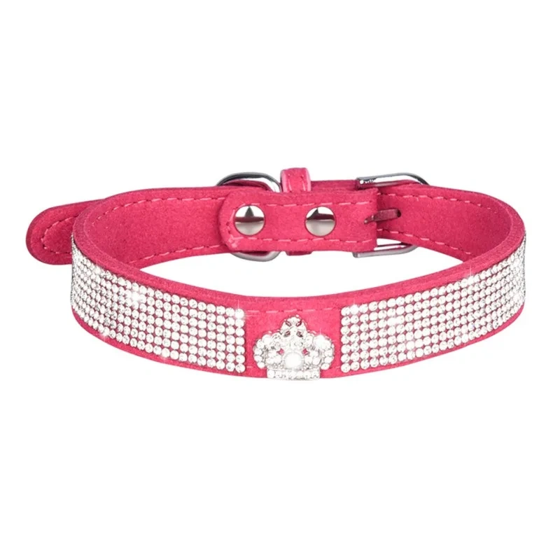 Diamond Inlaid Pet Cat Collar Pets Shiny Crystal Elastic cats Collars Accessories For Kitten Dog Collar Cat Necklace
