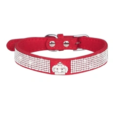 Diamond Inlaid Pet Cat Collar Pets Shiny Crystal Elastic cats Collars Accessories For Kitten Dog Collar Cat Necklace