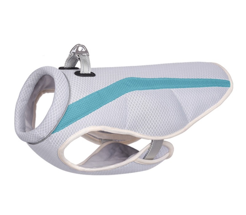 Dog Cooling Vest Breathable Mesh Dog Jacket Summer Cool and Comfortable Dog Coat Adjustable with Reflective Strip Pet Clothes
