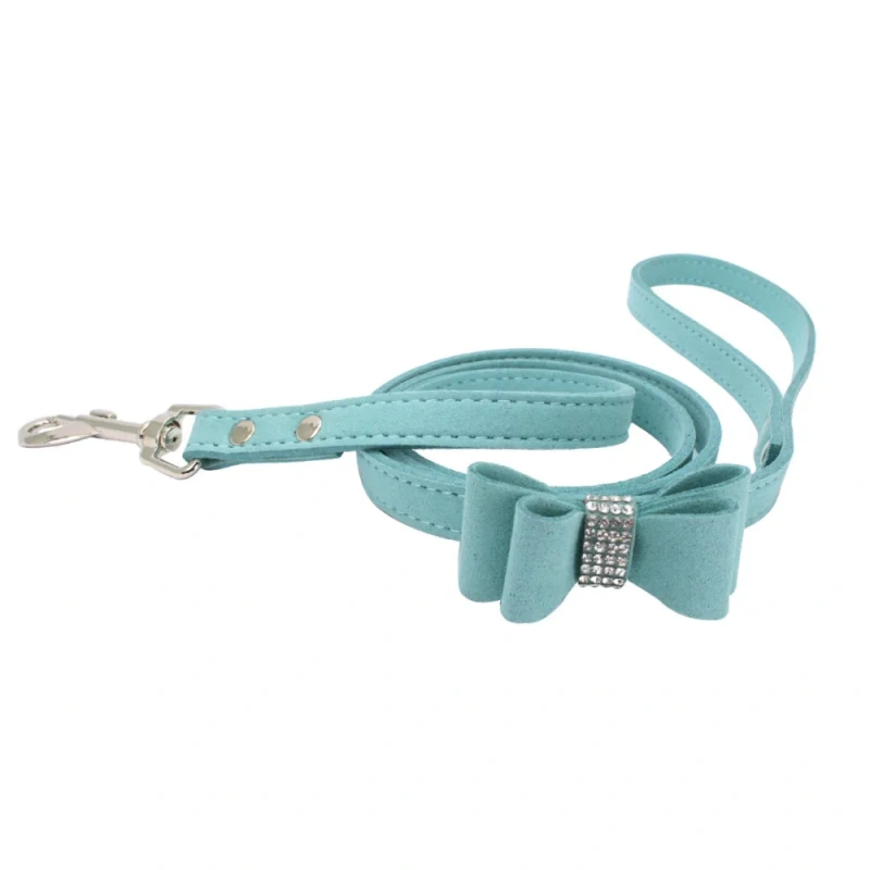 Dog Leash Chiens Nylon Training Perro Leads Rope Chain Pet Cat Traction Belt Bowknot for Collar Walking Running New