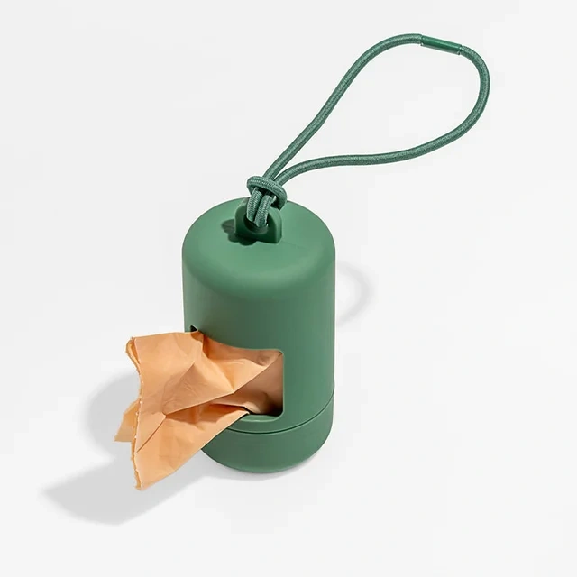 Dog Poop Bag Carrier Portable Pet Waste Bag Dispenser Luxury Stylish Dog Garbage Holder Dispensers Cleaning Supplies