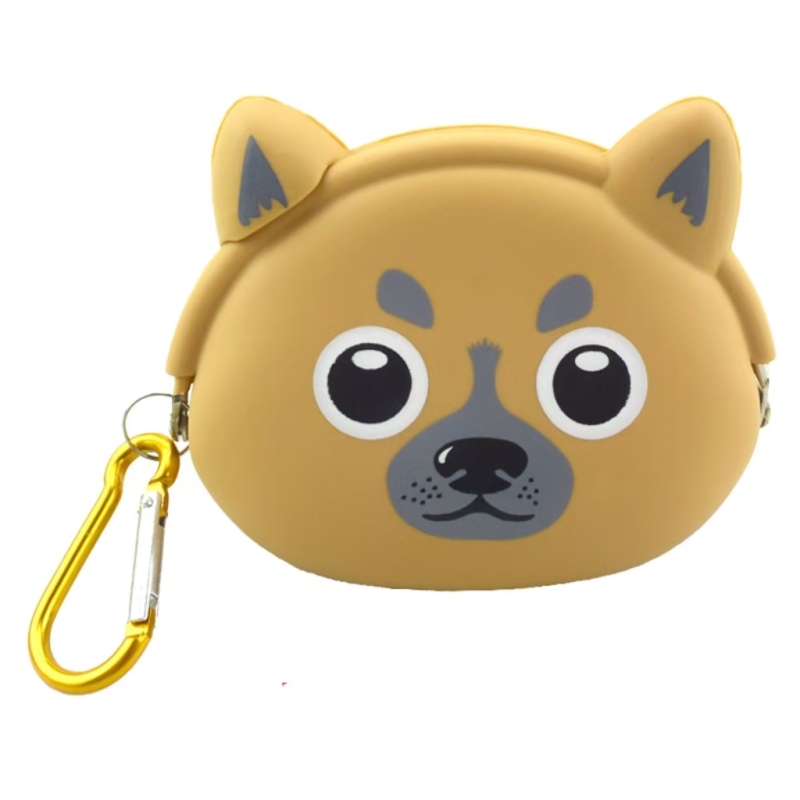 Pet Garbage Bag Dispenser Cat Dog Poop Bag Travel Outdoor Portable Silicone Storage Holder Cat-shaped Storage Box Pet Tools