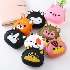 Pet Garbage Bag Dispenser Cat Dog Poop Bag Travel Outdoor Portable Silicone Storage Holder Cat-shaped Storage Box Pet Tools