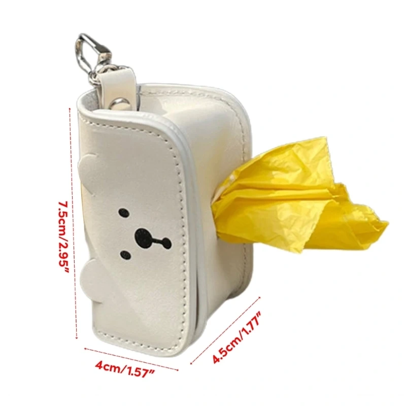 Dog Pickup Bags Dog Poop Waste Bag Holder Portable Bag Dispenser for Outdoor