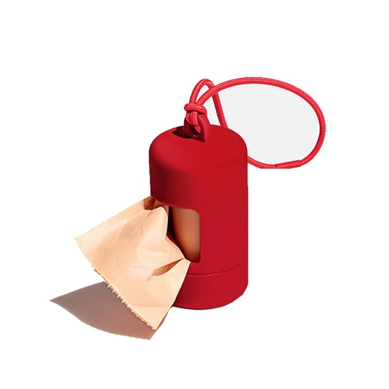 Dog Poop Bag Carrier Portable Pet Waste Bag Dispenser Luxury Stylish Dog Garbage Holder Dispensers Cleaning Supplies