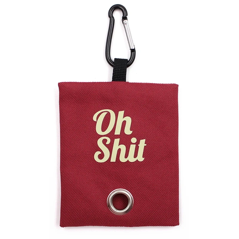 Pet Pets Supplies Canvas Garbage Bags Poop Bag Dispenser Portable Dog Poop Waste Bag Holder Outdoor Puppy Cat Pick Up Organizer