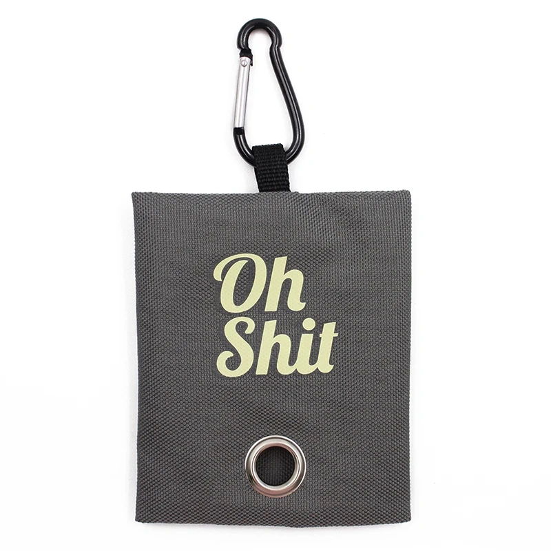 Pet Pets Supplies Canvas Garbage Bags Poop Bag Dispenser Portable Dog Poop Waste Bag Holder Outdoor Puppy Cat Pick Up Organizer