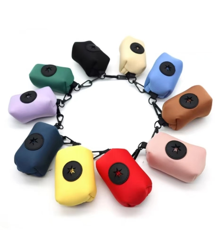 Pet Poop Bag Pet Garbage Storage Waste Bag Dispenser Cat Dog Leashes Accessories Outdoor