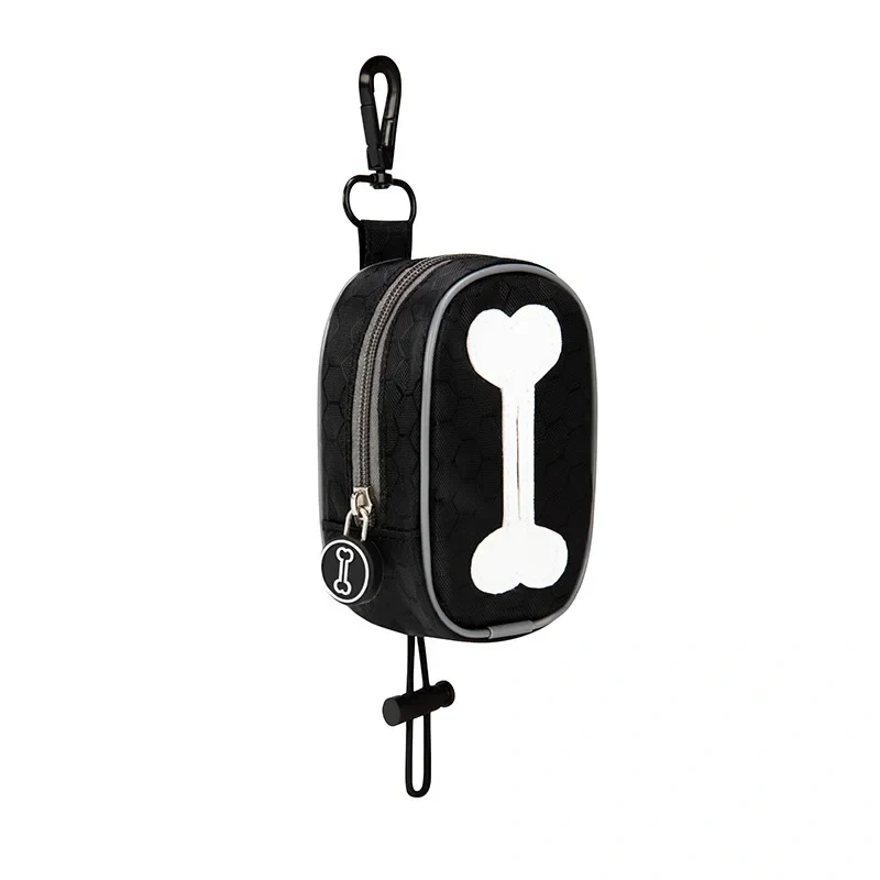 Fashion Dog Poop Bags Holder Fits Any Dog Leash Durable Large Capacity Pet Poop Bag Dispenser Container Training Pouch