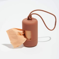 Dog Poop Bag Carrier Portable Pet Waste Bag Dispenser Luxury Stylish Dog Garbage Holder Dispensers Cleaning Supplies